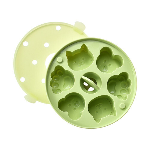Nonstick Silicone Baking Molds With Various Designs-Green