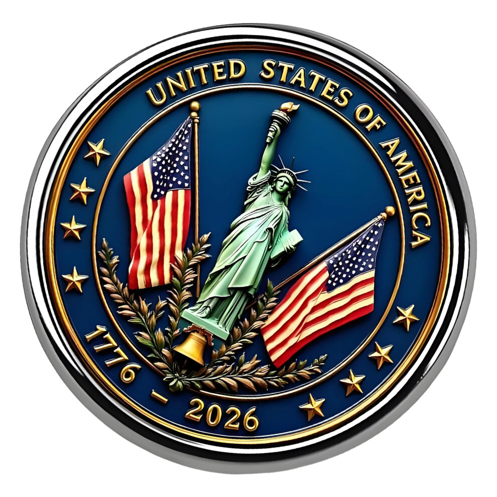 Timeless Commemorative 250th Independence Anniversary Brooch-2