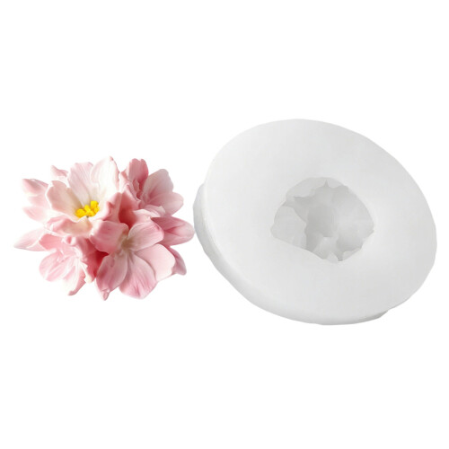 Flexible Silicone Mould For Crystals Flower Decorations-304