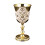 Vintaged Medieval Goblets Luxurious Crystal-golden white 1