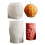 Star Pattern Candle Silicone Mould Easy Releases-ball couple 2