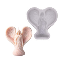 Heart Angel Silicone Candle Mold For Handmade Candle Soap and