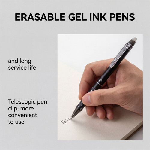 Neutral Pen Fine Point Pen, 0.5mm Fine Tip Pens-Black 1