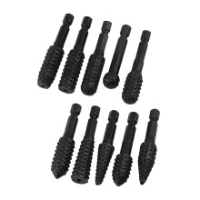 10Pcs Hexagonal Wood Carving Tool Rotating Files Set For