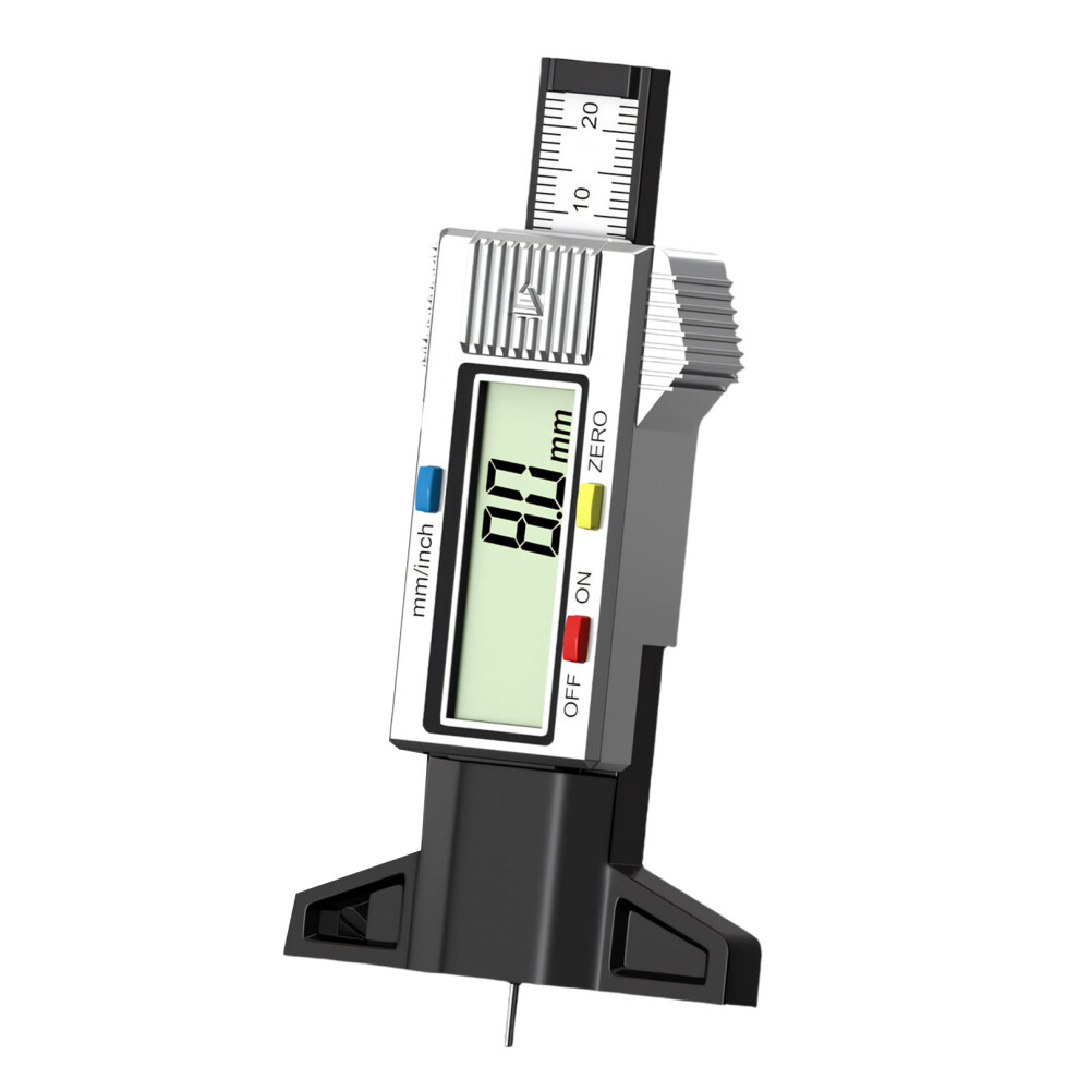 Car Tyre Tire Treads Depth Gauges Meter Measurer Tool- Silver 7696001816547