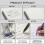Neutral Pen Fine Point Pen, 0.5mm Fine Tip Pens-Black 6