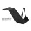 Adjustable Foot Hammock Travel Essentials Plane Leg Rest-Black 4