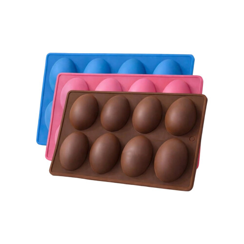 Easter Cyst Silicone Mold for Baking,3 Pack 24 Cavity-B