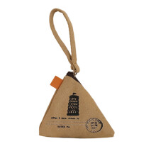 Creative Canvas Zongzi Coin Bag Ethnic Patterned Rice-D