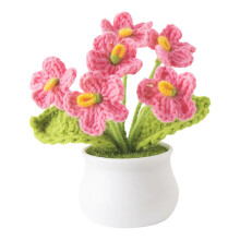 Pot de fleur au Crochet, petites fleurs en Pot de lavande,-2