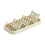 W Shape Soap Rack With Drain Tray Easy To Clean-Milky White 1