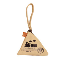 Zongzi Shaped Coin Purse Handmade Fabric Container Money-B