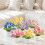 Häkelblumen, handgemachte gestrickte Lavendelblume für Auto,-2 3