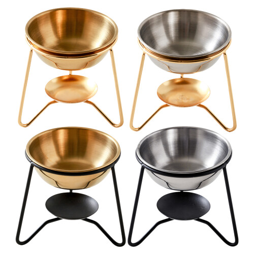 Stainless Steel Essential Oil-Third line gold silver bowl 1