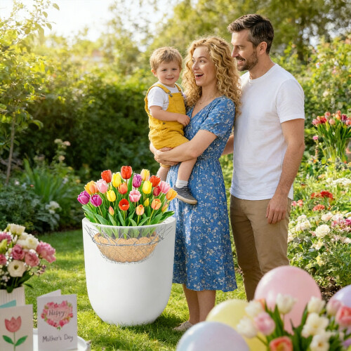 Metal Flower Pot Risers System Adjusts From 3 To 8-2 pack 2