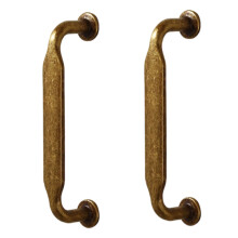 2Pcs Cabinet Door Handle Wardrobe-Antique bronze 96 distance