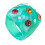 Stylish Round Folded Design Crystal Ring Trendy Accessory-Green 1