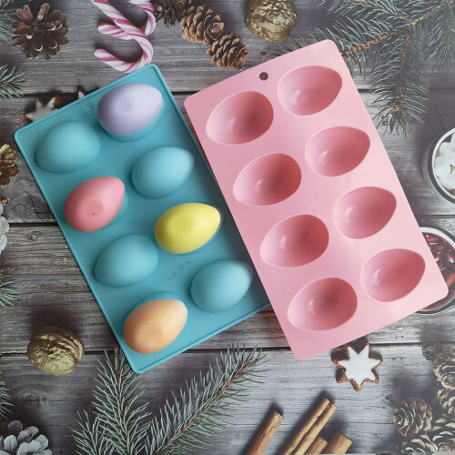 Easter Cyst Silicone Mold for Baking,3 Pack 24 Cavity-A 2