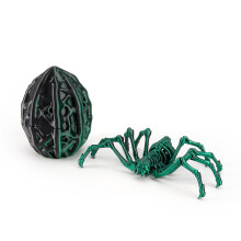 12 cm lange bewegliche Spinnenfigur aus-C