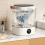 12L Washing Machine Big Capacity with Clothes Spin Dryer-White 5