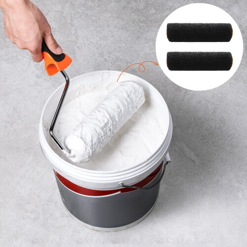 2Pcs Heavy Duty Drywall Rollers 23cm for Quick &-single leader 2
