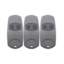 (grijs) 3 stuks garagedeuropener TOP 432EE 433,92 MHz kopieerbare afstandsbediening poortcontroller opener