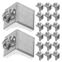 30Pcs Stainless Steel Curtain Rod Accessories End Caps for Indoor Use
