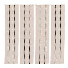 4Pcs Cotton Flat Wicks for Oil Burning Lamps Outdoor Use