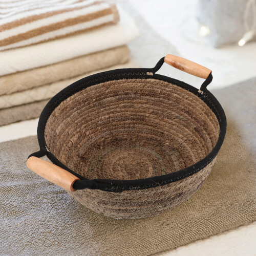 Panier Rond En Marron , Rangement Polyvalent 2