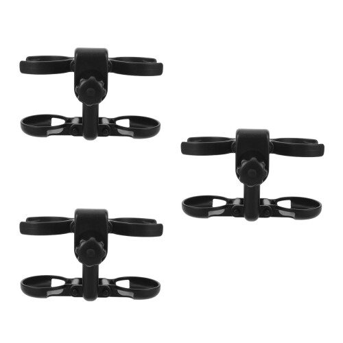 3Pièces -Bouteille ABS Pour Poussette Noir