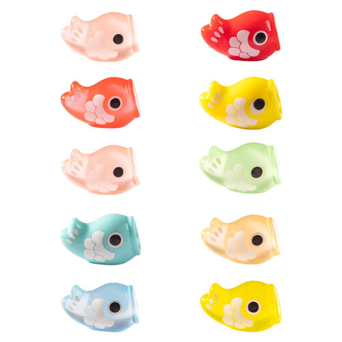 Glow Japanese Carp Decoration Assorted Color 10pcs