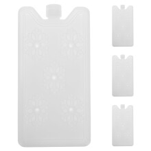 4Pcs Portable Pe Ice Packs White for Air Conditioner Cooling At Home