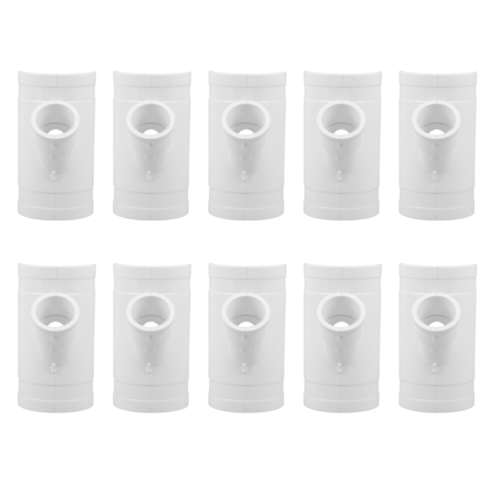 10Pcs Pvc Pipe Union Fittings White Leak Repair Kit For Drainage Pipes 3744083979101