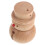 Beige Wood Aromatherapy Diffuser Bottle with Snowman Roller Ball 1