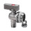 Copper Underfloor Heating Distributor Valves Large Flows-25mm B 1