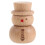 Beige Wood Aromatherapy Diffuser Bottle with Snowman Roller Ball 6