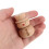 Beige Wood Aromatherapy Diffuser Bottle with Snowman Roller Ball 7