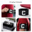 6Pcs Stretchable Black Elastic Captain Armbands for Football Training 5