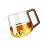 Artistic Comfort Glastasse mit Holzgriff,-Transparente Farbe 45 1