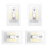 4pack Closet Light, Battery Operated Tap Light, Super Bright  Light,Wall Mount Under Cabinet Lighting 1