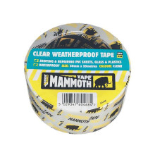 Everbuild Mammoth Weatherproof Tape Clear 50mm x 10m