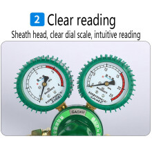 Oxygen Gas Bottle Regulators O2 Reducing Pressure Inhaler Acetylene Double Gauge Regulator Oxygen Tank Regulator