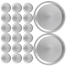 25Stk Robust Metall Deckel Breiter Mund Mason Jar Sicher Dichtend