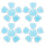 4Pcs Cooling Hat Gel Packs Sky-Blue PVC Insert for Outdoor Use 1