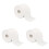 3 De Lingettes Blanches Non Tissées Douces Pour 1