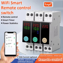 Wifi Circuit Breaker Kwh Metering Timer Overvoltage and Undervoltage Protector 1-63A Power-Off Timer C