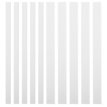 10St Witte Broodmes Hoes PVC Met Veiligheidsschede En Beschermlaag