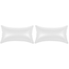 2Pcs Transparent Inflatable Cushion PVC Sofa Pillow for Indoor Outdoor