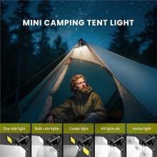 COB Keychain Work Light Foldable Flashlight with Bottle Opener for Camping, Car Repair, Hiking,Emergency Use 2PC