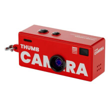 Thumb Camera with 1080P HD Video Recording and 130 Degree Wide Angle Lens TFT LCD Display Screen 8GB Memory Card A